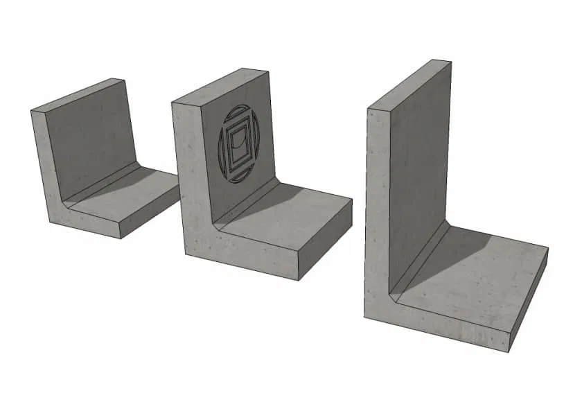 REMACLE -Mur en L -Élément Béton en L remacle-mur-l 2