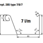 MOPAC -Gouttière Zinc Capucine 285-450/0,8 Ép. 0,8mm mopac-gouttiere-zinc-capucine-8mm 11 MOPAC -Gouttière Zinc Capucine 285-450/0,8 Ép. 0,8mm mopac-gouttiere-zinc-capucine-8mm 11