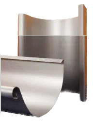 MOPAC -Gouttière Zinc ½ Ronde Ép. 0,7mm mopac-gouttiere-½-ronde-gouttiere-zinc-7mm