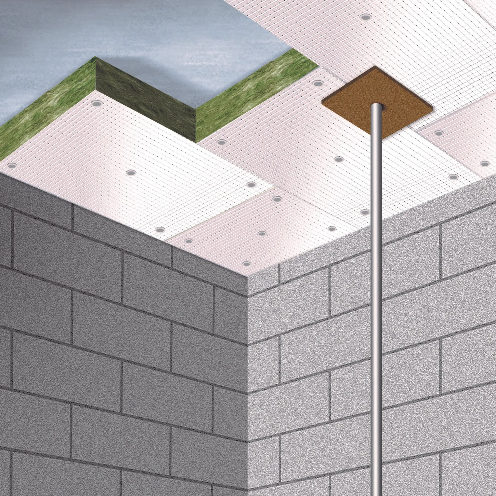 URSA -Rénosoudal Alu -Panneau de Laine de Verre 1 Face Alu ursabe-renosoudal-alu-panneau-laine-verre-face-alu 3