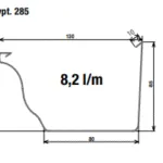 MOPAC -Gouttière Zinc Moulurée 285/0,7 Ép. 0,7mm mopac-gouttiere-zinc-mouluree-7mm 9 MOPAC -Gouttière Zinc Moulurée 285/0,7 Ép. 0,7mm mopac-gouttiere-zinc-mouluree-7mm 9