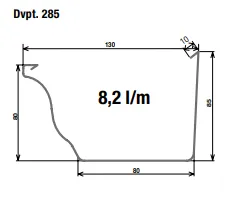 MOPAC -Gouttière Zinc Moulurée 285/0,7 Ép. 0,7mm mopac-gouttiere-zinc-mouluree-7mm 3 MOPAC -Gouttière Zinc Moulurée 285/0,7 Ép. 0,7mm mopac-gouttiere-zinc-mouluree-7mm 3