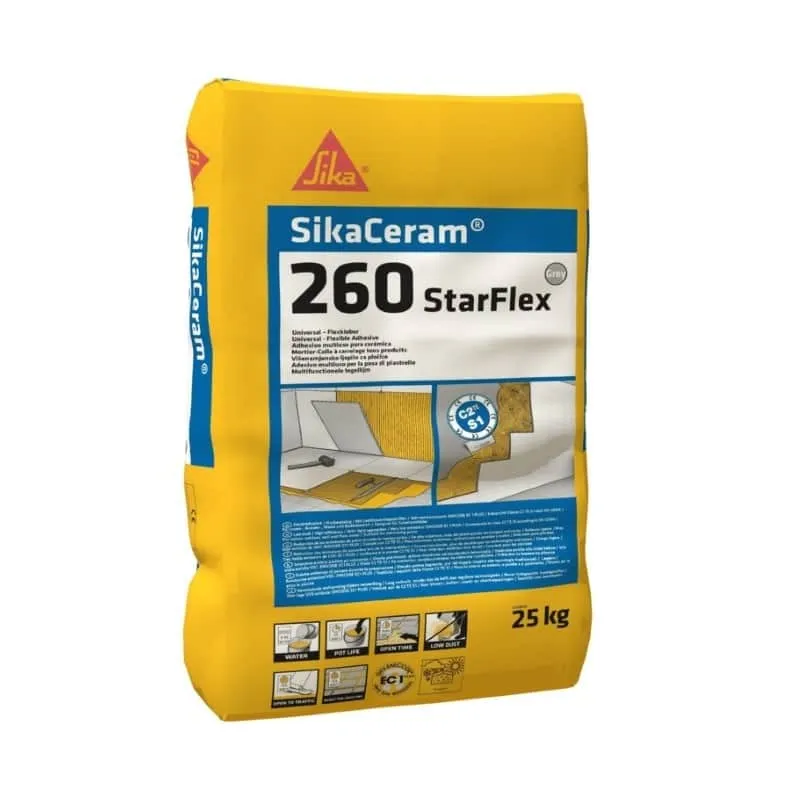 Sikh -SikaCeram® 260 Starflex -Mortier-Colle pour Carrelages sika-ceram-260-starflex-mortier-colle-carrelages 2