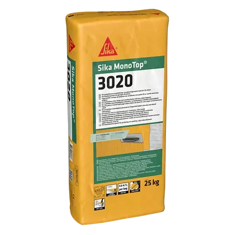 SIKA -Sika MonoTop® 3020 -Mortier de Réparation Structurale 2 SIKA -Sika MonoTop® 3020 -Mortier de Réparation Structurale 2
