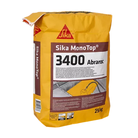 SIKA -Sika MonoTop®-3400 Abraroc -Mortier de Réparation 2 SIKA -Sika MonoTop®-3400 Abraroc -Mortier de Réparation 2