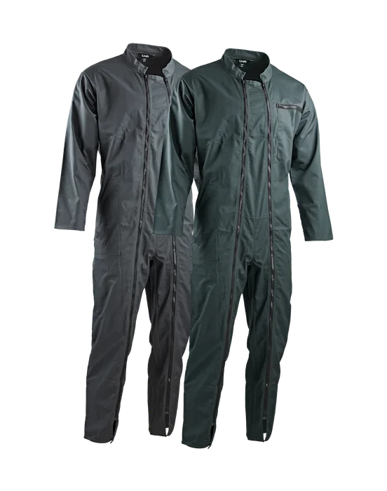 LMA -4128C Trefle -Pack 2 Combinaisons -2 Zips –