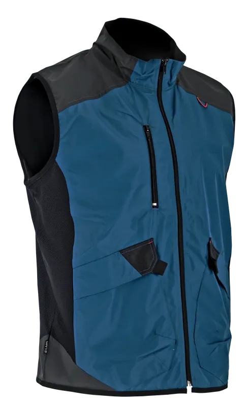 LMA -5071 Voile -Gilet Tricolore Sans. Manches -Multipoches 2