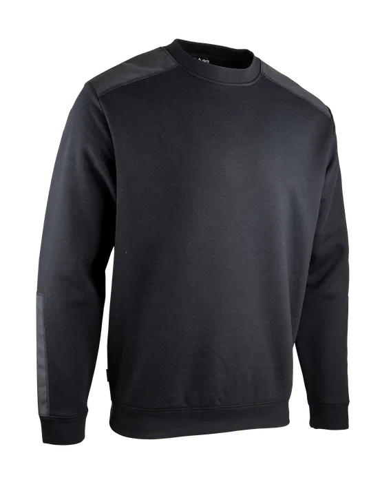 LMA -Sweat Col Rond Bicolore -Sweat de Travail 3