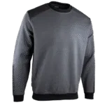 LMA -Sweat Col Rond Bicolore -Sweat de Travail 11