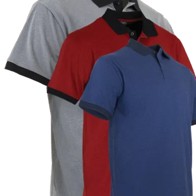 LMA -Polo Bicolore-Polo de Travail -Manches Courtes