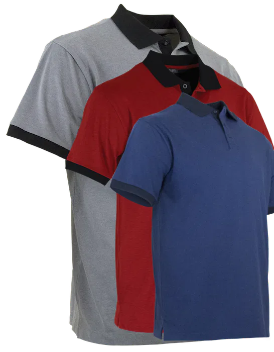 LMA -Polo Bicolore-Polo de Travail -Manches Courtes 2