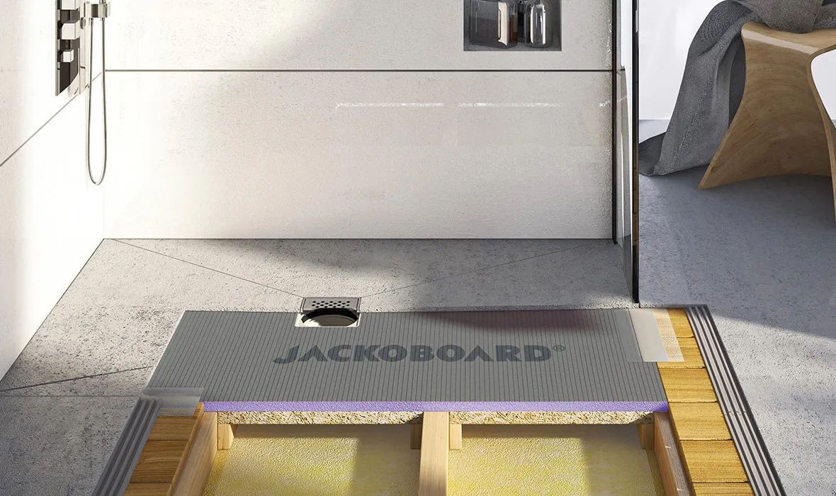 JACKON -Jackoboard® Aqua Flat Centré -Rectangle -Receveur Spécial Plancher Bois. A Carreler 4 JACKON -Jackoboard® Aqua Flat Centré -Rectangle -Receveur Spécial Plancher Bois. A Carreler 4