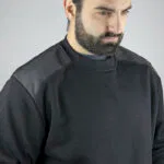 LMA -Sweat Col Rond Bicolore -Sweat de Travail 13