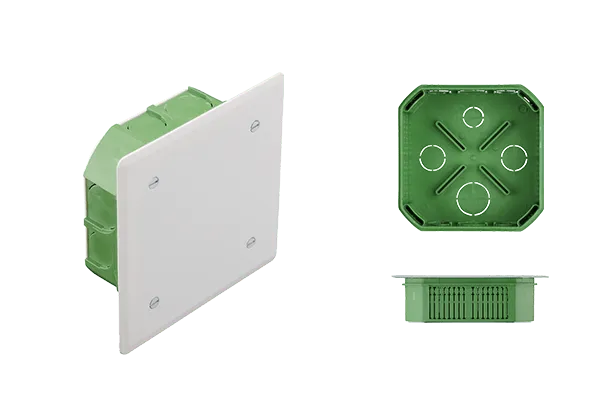 DEBFLEX -Boite Dérivation Encastrée Maçonnerie Couvercle 100×100/P40 debflex-boite-derivation-encastree-maconnerie-couvercle-p40 3