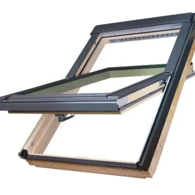 FAKRO -Fenêtre de Toit Rotation -FTP-V, FTW-V, FTU-V en Bois -Ht. 1180mm