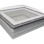 FAKRO -DXC C/M -Fenêtre Coupole Fixe Carrée -Toit Plat 7