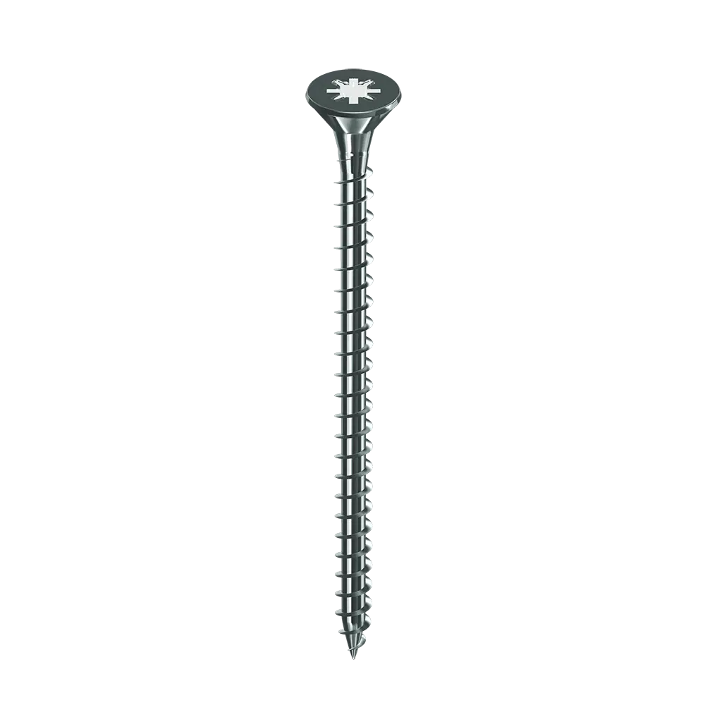 NORAIL -StarBlock -Vis Bois-Agglo –Diam.3,5 –TF –PZ –Acier Zingué -Tête Fraisée Pozidriv 2