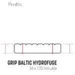 SILVERWOOD – Grip Baltic Hydrofuge -Lame de Terrasse Pin Rouge Du Nord Hydrfuges -Section: 34x170mm 7