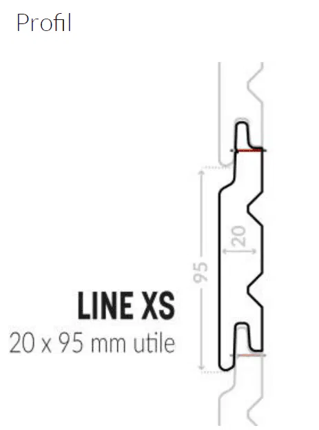 SILVERWOOD- Line XS – Bardage Bois Protect Pin Rouge Du Nord Heartwood -Avec Saturateur -20x95mm 5