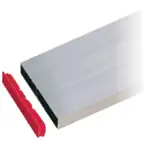 TALIAPLAST -Règle Alu Rectangulaire -1 voile 2 alvéoles