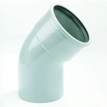 DYKA – Coude PVC Diam.125mm 45/87,5/90° SN4 Gris dyka-coude-pvc-diam-125-sn4-gris-