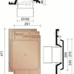 KORAMIC -Alegra 10 SE -Kit Tuile à Douille Ø150mm -Mitron 7