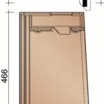 KORAMIC -Nueva -Tuile de Rive en Terre Cuite Droite 7