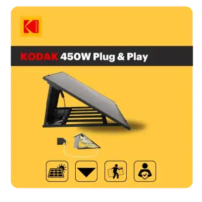 KODAK – Station Solaire -450W Plug & Play PANNEAUX SOLAIRES station-solaire-450w-plug-play