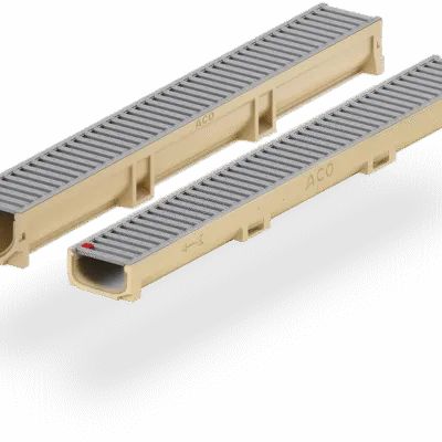 ACO -Euroline 60/100 -Caniveau Grille Galva Natural Grey A15 aco-euroline-caniveau-grille-galva-natural-grey