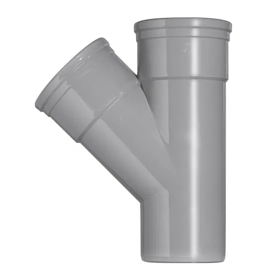 MARTENS -Raccord en TÉ 45° PVC Gris 2 Manchons martens-te-45-pvc-gris-raccord-te-2-manchons 4