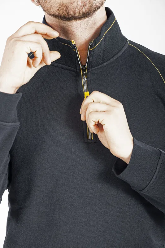 RICA LEWIS -HALFZIP -Sweat Molletonné Col Camionneur rica-lewis-halfzip-sweat-molletonne-col-camionneur 5