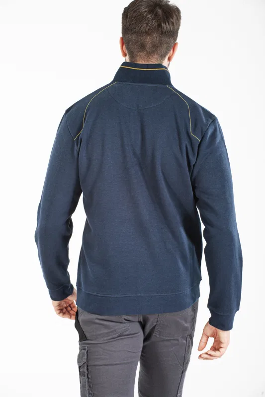 RICA LEWIS -HALFZIP -Sweat Molletonné Col Camionneur rica-lewis-halfzip-sweat-molletonne-col-camionneur 3