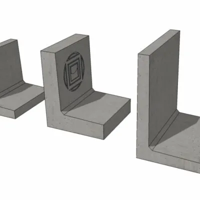 REMACLE -Mur en L -Élément Béton en L remacle-mur-l