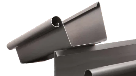 MOPAC -Gouttière Zinc Capucine 285/450/0,7 Ép. 0,7mm mopac-gouttiere-zinc-capucine-7mm 2