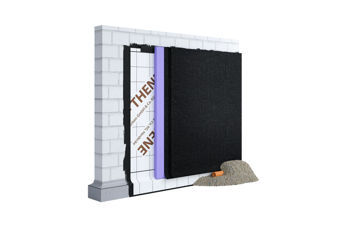 DELTA® -EQ Drain Protection des Murs. Drainage deltabe-delta-eqdrain-protection-murs-drainage 3