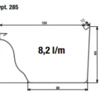MOPAC -Gouttière Zinc Moulurée 285/0,8 Ép. 0,8mm mopac-gouttiere-zinc-mouluree-8mm 9