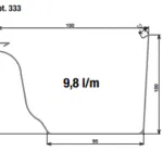 MOPAC -Gouttière Zinc Moulurée 333/0,8 Ép. 0,8mm mopac-gouttiere-zinc-mouluree-333-8mm 9
