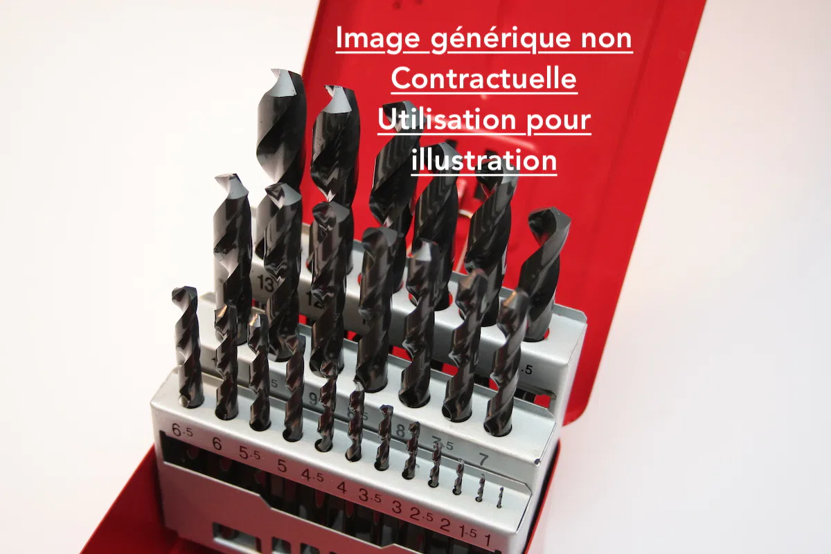 DURO – Foret Métaux HSS Cobalt Pack 25 Forets duro-foret-metaux-hss-cobalt-pack-25-forets 2