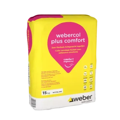 WEBER -Webercol Plus Confort -Colle Carrelage Très Flexible weberbe-webercol-plus-confort-colle-carrelage