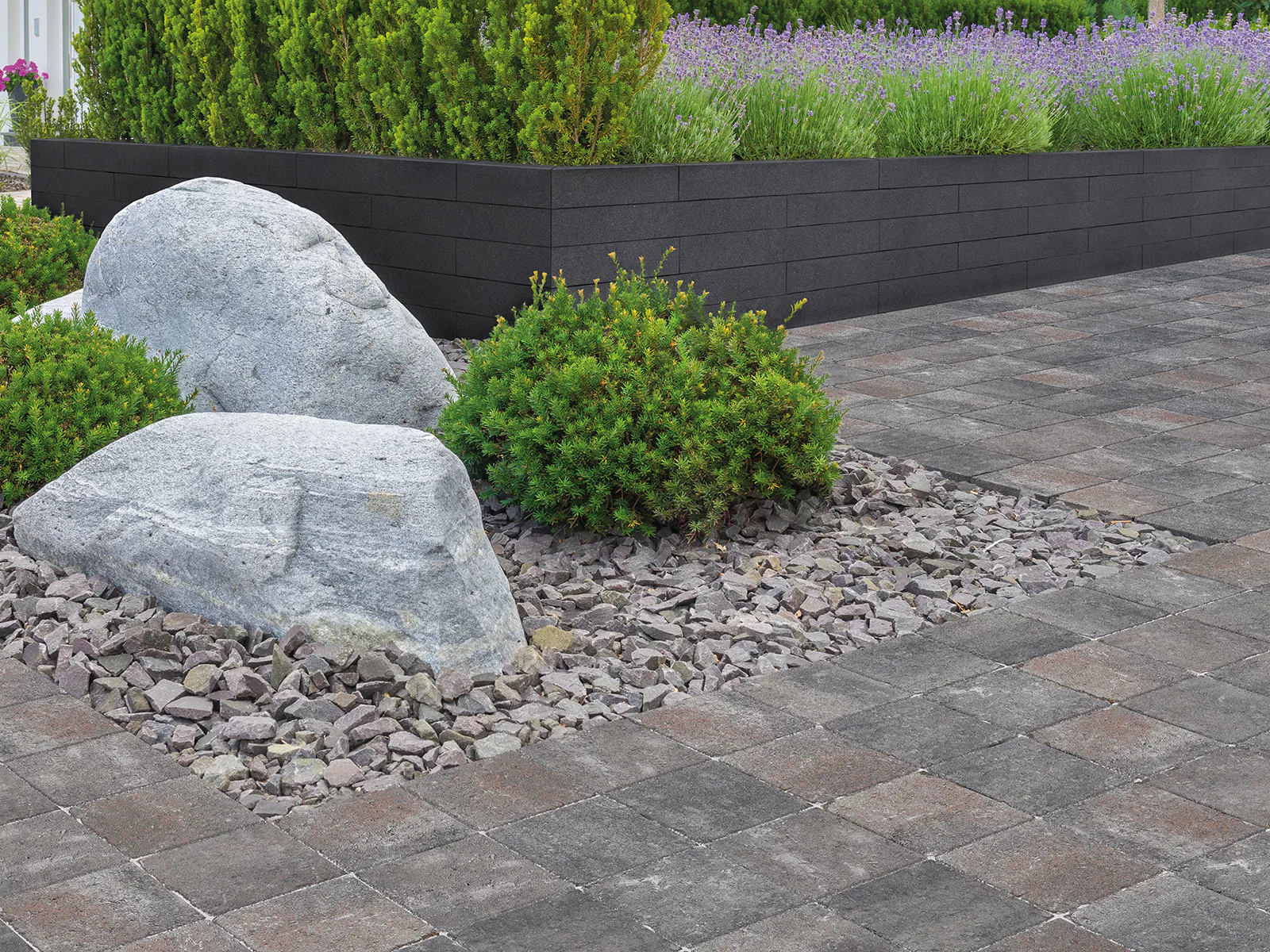 MARLUX- Stonehedge 20×20 -Pavé Béton Tambouriné 5