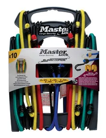 MASTER LOCK -Set Rangement: 10 Tendeurs Twin Wire™ -Couleurs Variées