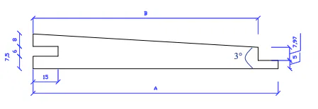 LEMAHIEU- Profil Façade GR101 -Profilé Bardage Bois 5