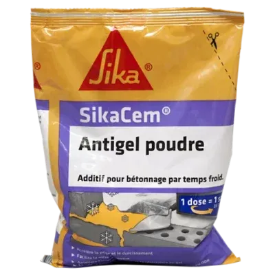 SIKA -SikaCem® Antigel Poudre -Antigel Liquide/Accélérateur