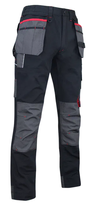 LMA -Pantalon Poches Genouillères -Renfort -Pantalon Canevas. Oxford 5