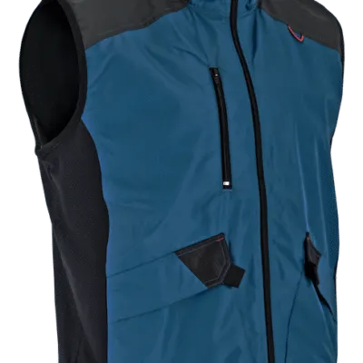 LMA -5071 Voile -Gilet Tricolore Sans. Manches -Multipoches