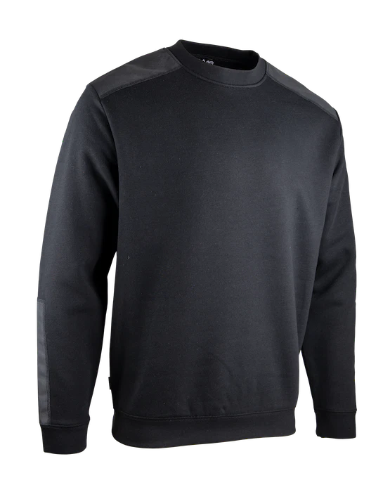 LMA -Sweat Col Rond Bicolore -Sweat de Travail 3