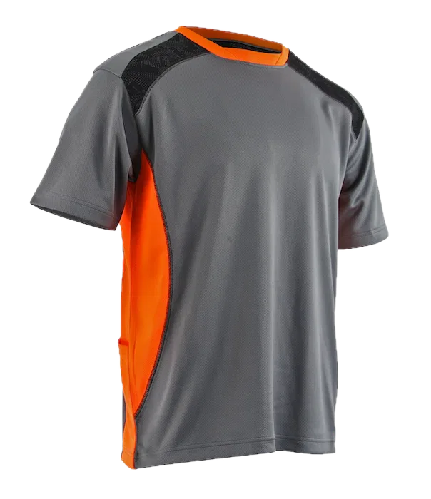 LMA -T-Shirt -Bicolore Respirant -UPF 50+ -Anti UV- Manches Courtes/Longues 5