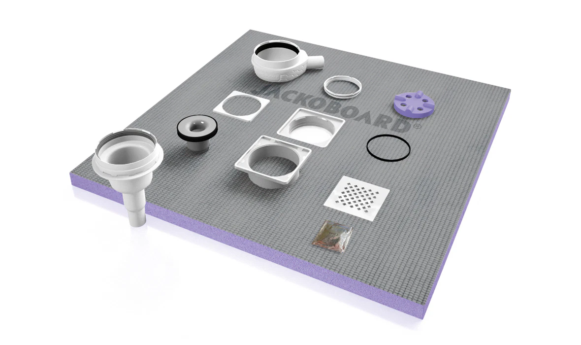 JACKON -Jackoboard® Aqua Centré -Rect. -Receveur de Douche en XPS -Larg. 900mm A Carreler 4