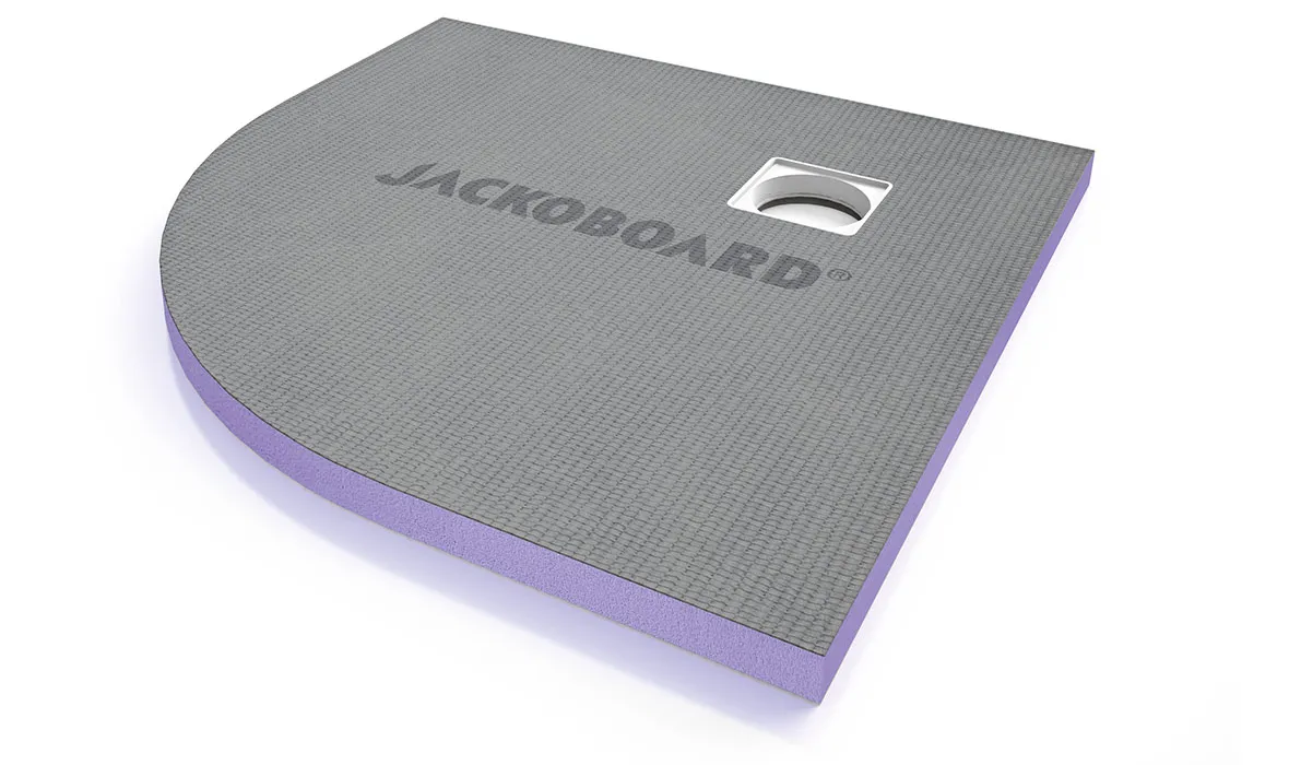 JACKON -Jackoboard® Aqua Décentré -¼ de Rond -Receveur de Douche XPS -900x900mm -A Carreler 3