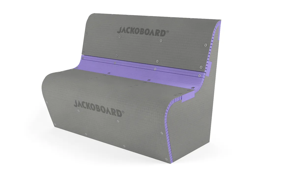 JACKON -JackoBoard®S-Kit -Banc Arrondi-Dossier -Set de Banc Complet